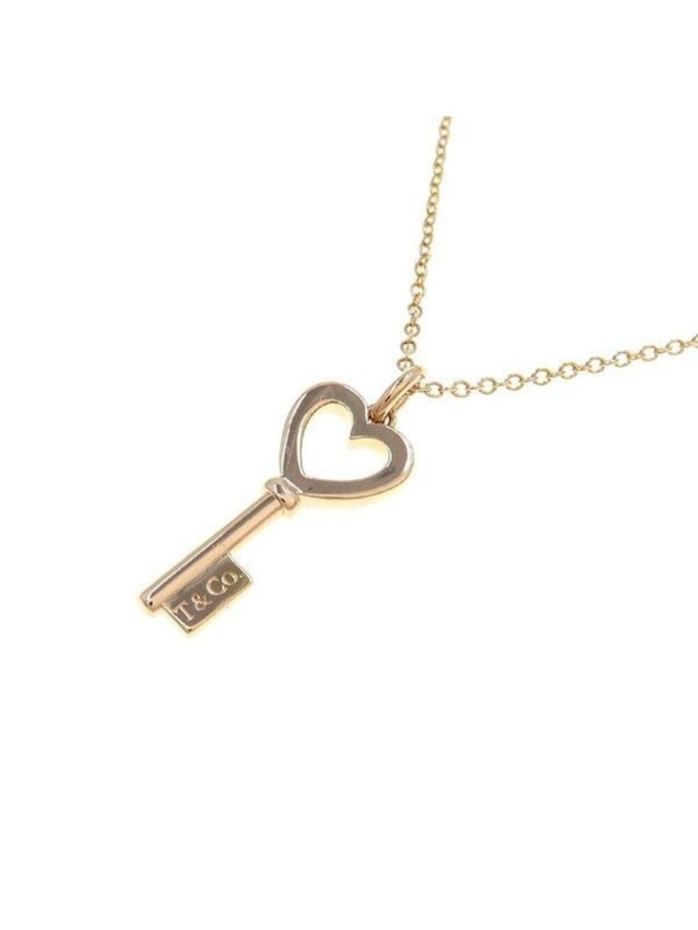 Tiffany & Co Heart Key Necklace Mini